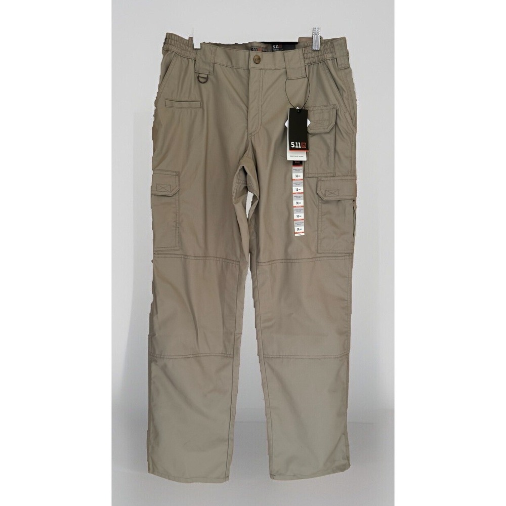 5.11 Tactical Taclite Pro Relax Fit Ripstop Pockets Pants NEW Womens Sz 14-Long